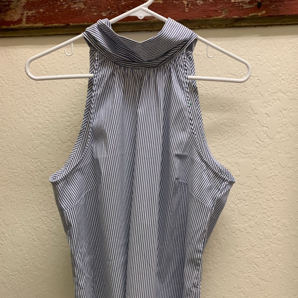 Stitch Fix 41 Hawthorn halter tie blouse